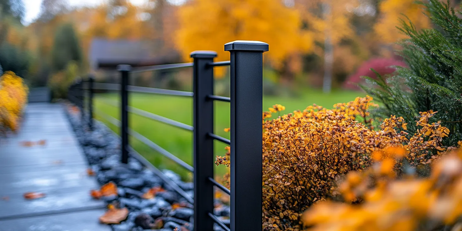 Metallzäune aus Polen mit montage