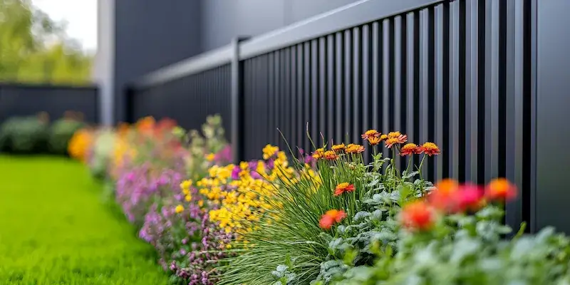 Zaun aus Polen mit Montage