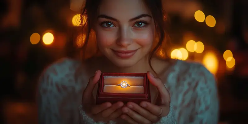 Pierścionek zaręczynowy na której ręce